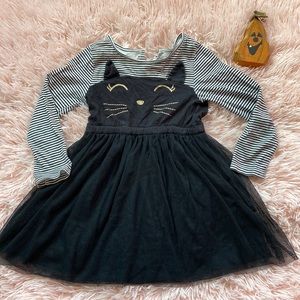 Halloween Black Cat Dress/Costume.